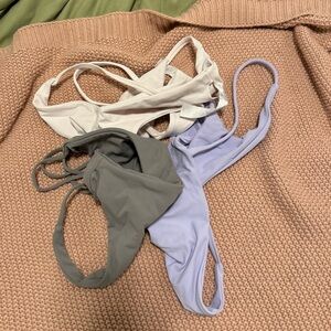 Set of 3 sports bras